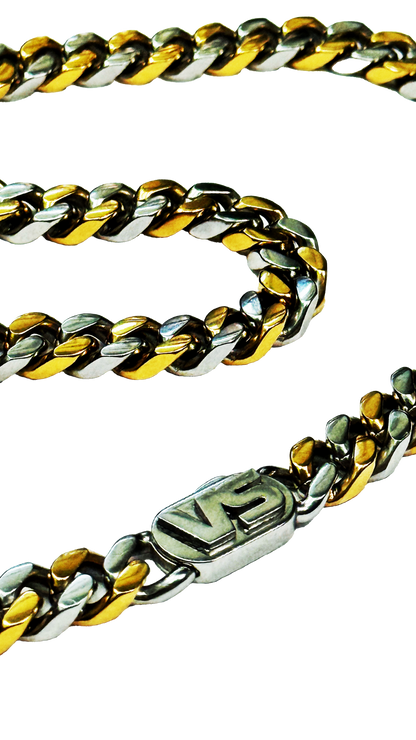 CONTRA NECKLACE - GOLD & SILVER