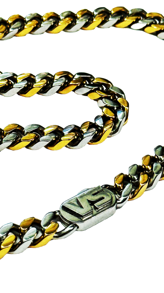 CONTRA NECKLACE - GOLD & SILVER